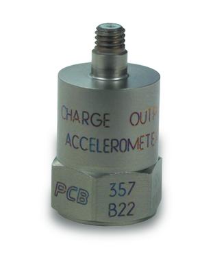 美國PCB加速度傳感器357B22單軸高溫